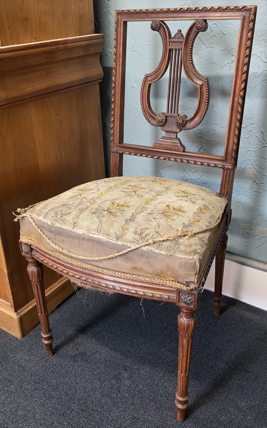 A pair of Louis XVI Hallway Chairs